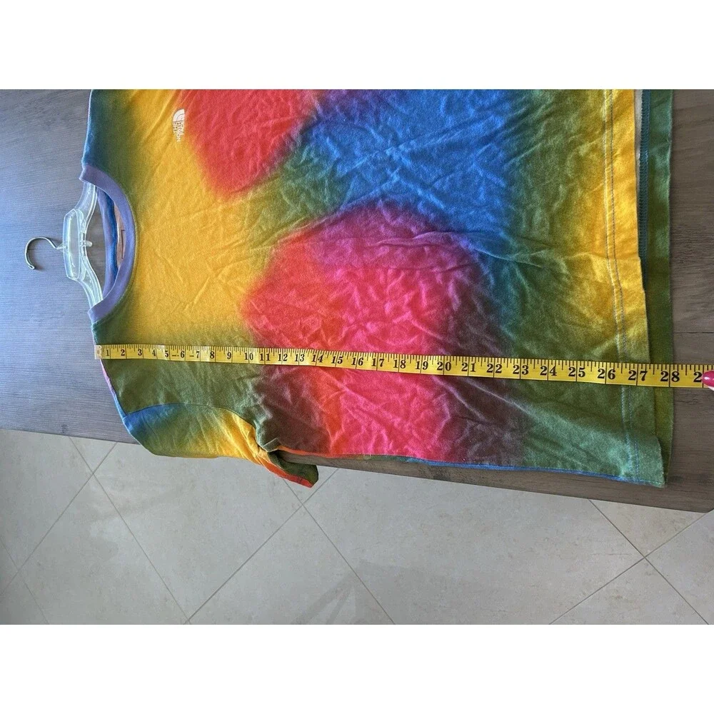 The North Face Mens Shirt Tee Size L Rainbow Gradient AOP All over print Pride